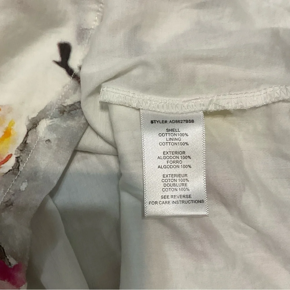 Aryn K Watercolor Floral sleeveless dress. Size small